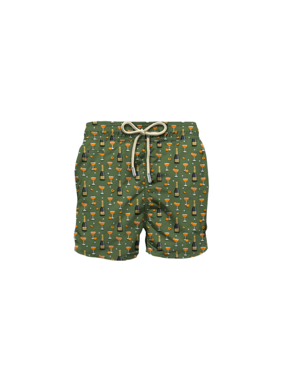 Costume "Lighting micro fantasy" Saint Barth verde Bottiglie e calici LIG0003 05030H MC2 SAINT BARTH 