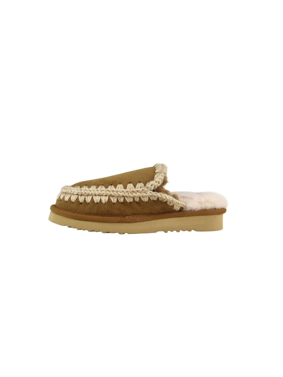 Mou " Eskimo Slipper Suede" cognac MU.FW101125A COG Mou 