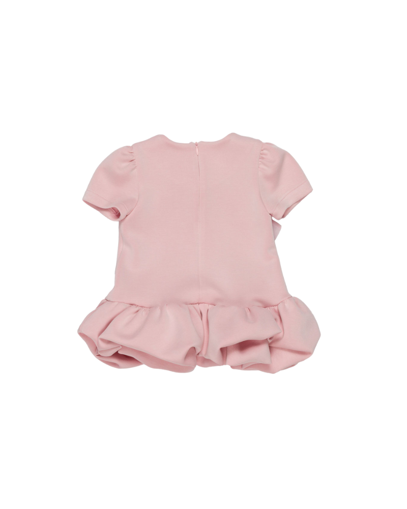 Abito Miss Grant rosa con maxi fiocco e gonna arricciata MG1416 PINKY Miss Grant 