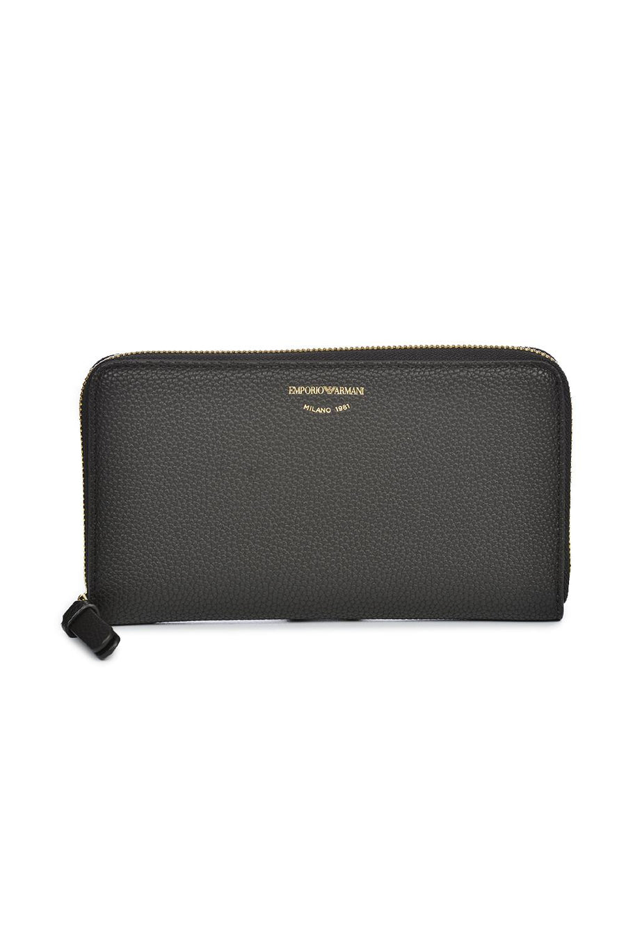 Portafoglio zip around in pelle Y3H168YFW9B 80001 Emporio Armani 