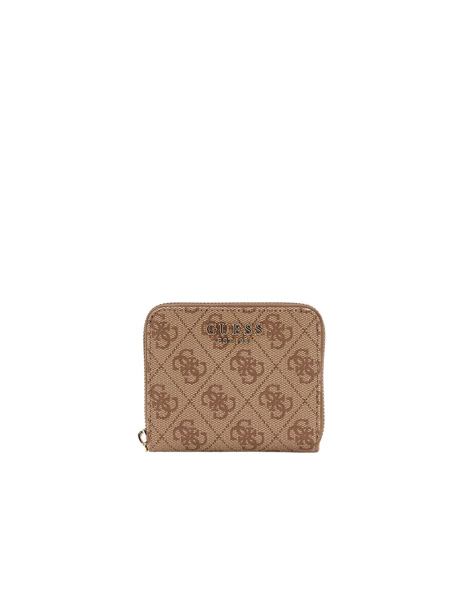 Portafoglio Guess beige con stampa logo 4G all over SWSG7459137 LTL Guess 
