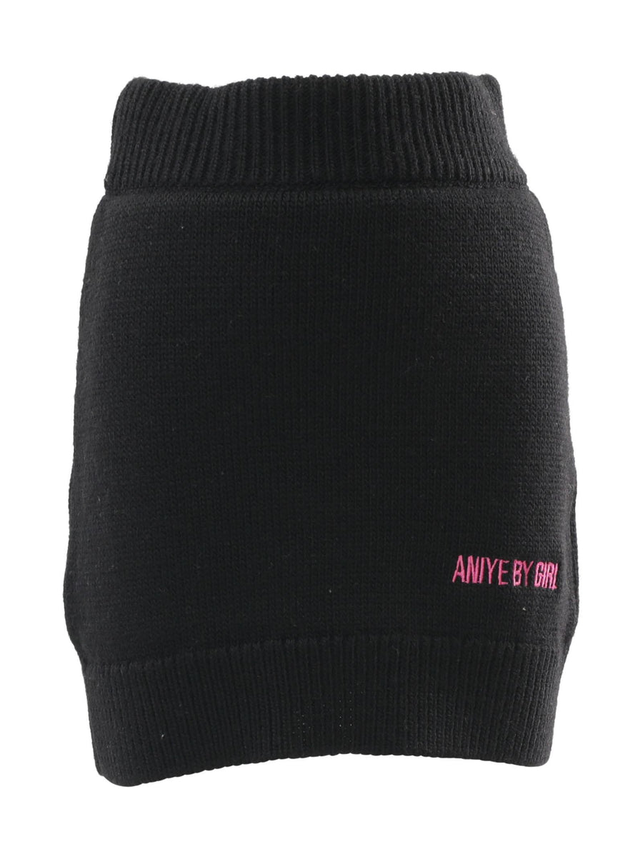 Gonna a costine nera 032455 110 Aniye By 