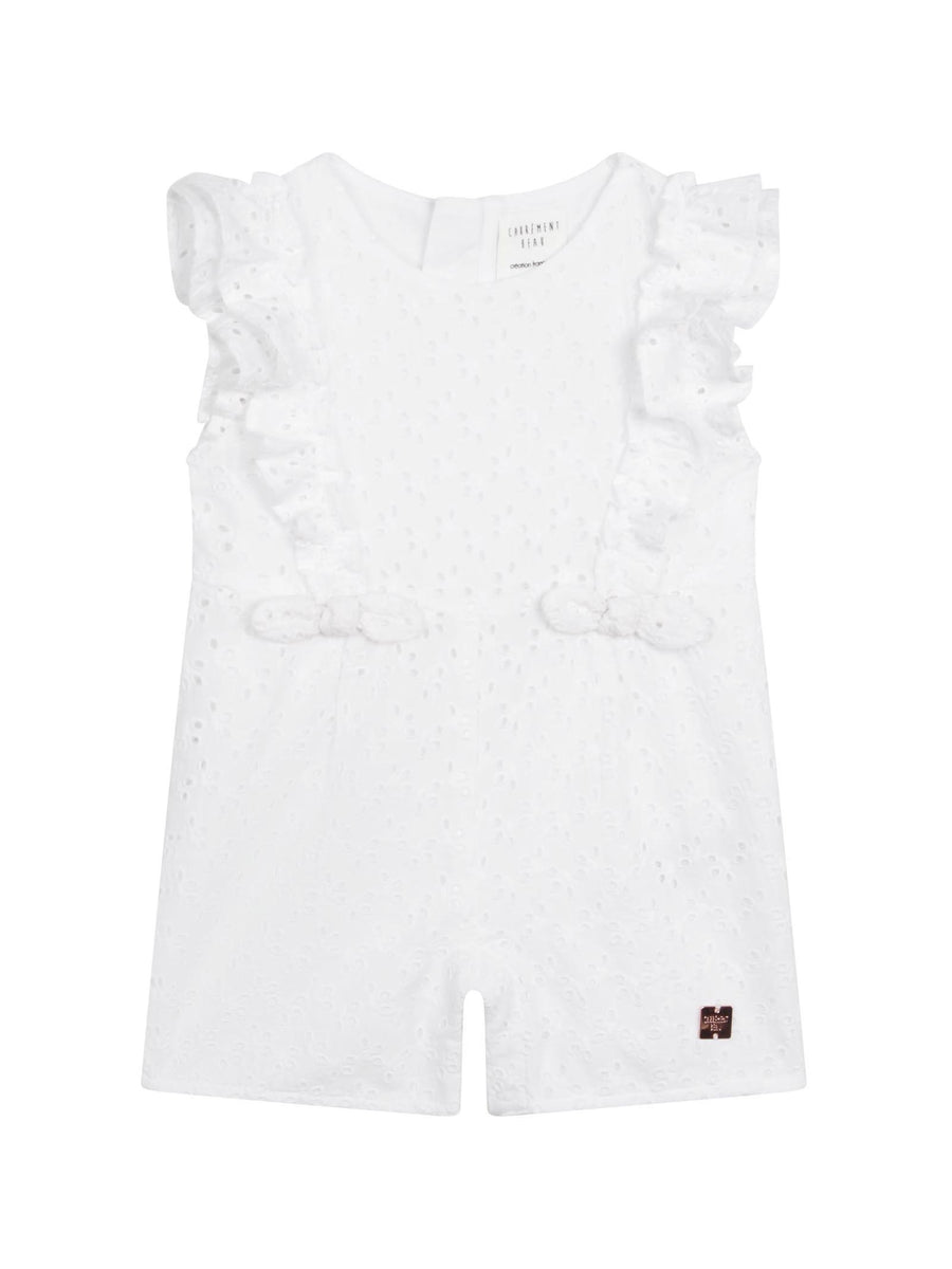 Tuta jumpsuit san gallo bianca Y04128 BIANCO Carrement Beau 