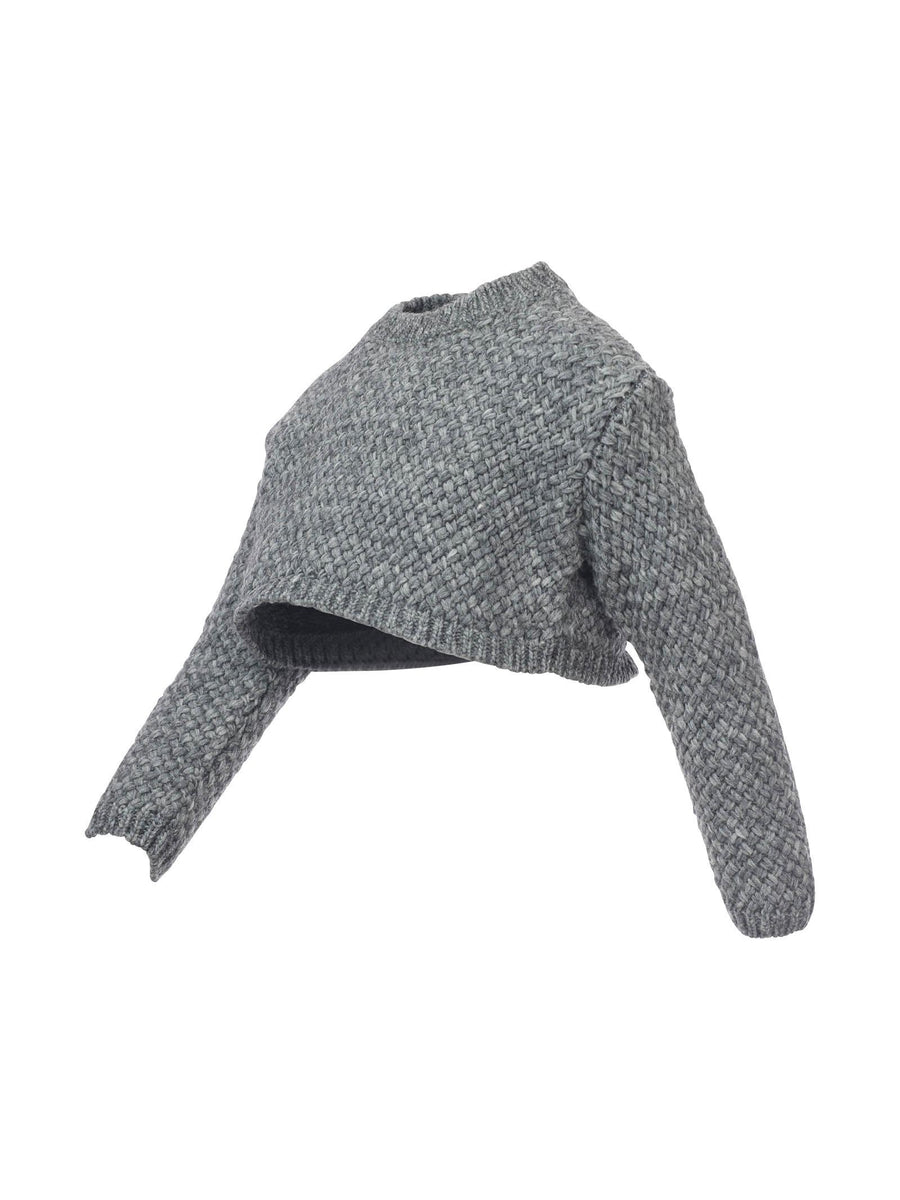 Maglioncino cropped grigio 2R9A00W0084 919 Douuod 