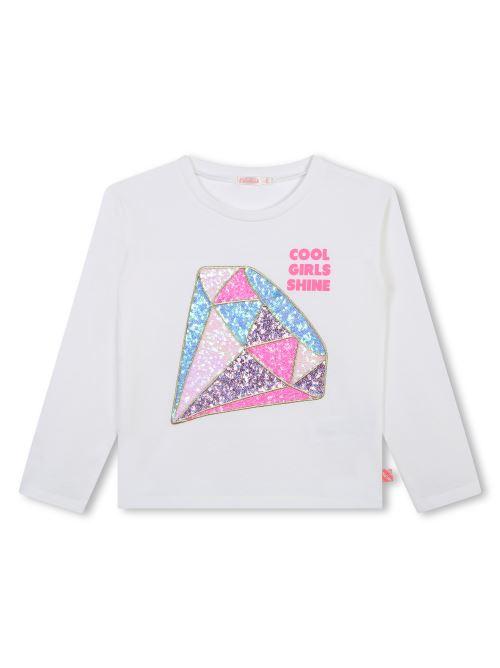 T-shirt con stampa U20475 121 Billie Blush 