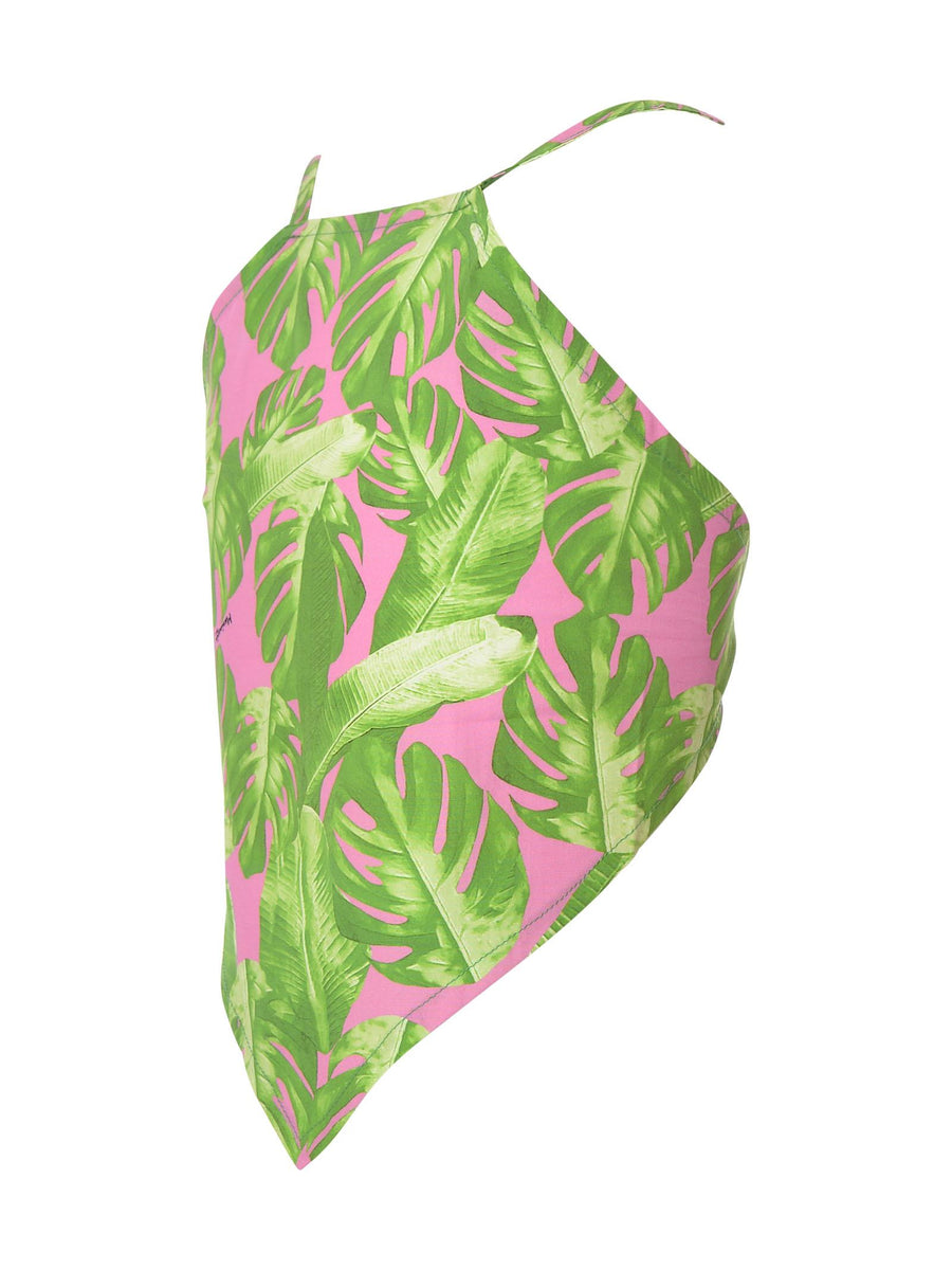 Top a fazzoletto a fantasia palme MMBSS22T525 PALME Mariuccia Milano 