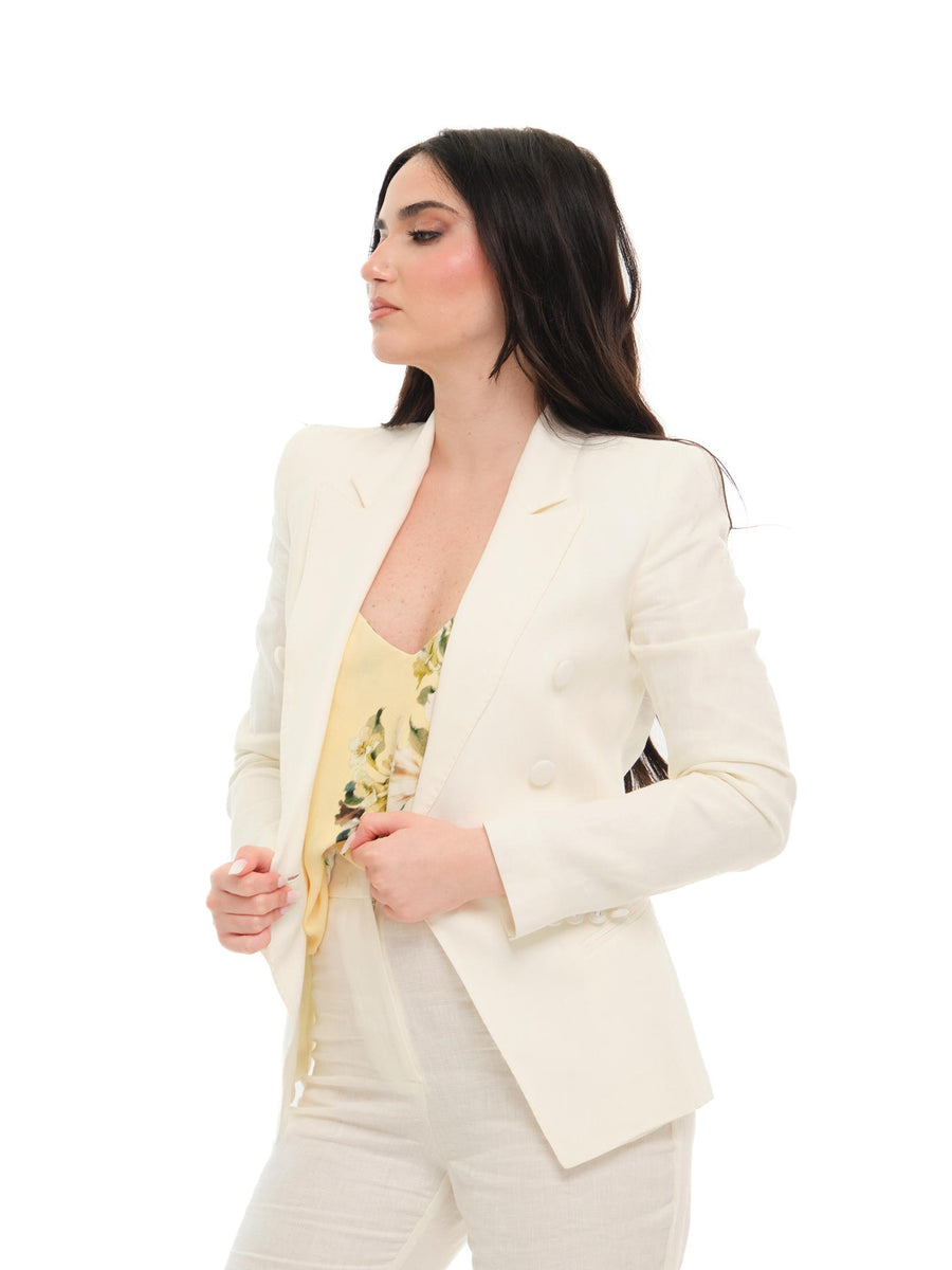 Blazer "linum" Silence Limited bianco latte GI5005 MILK Silence Limited 