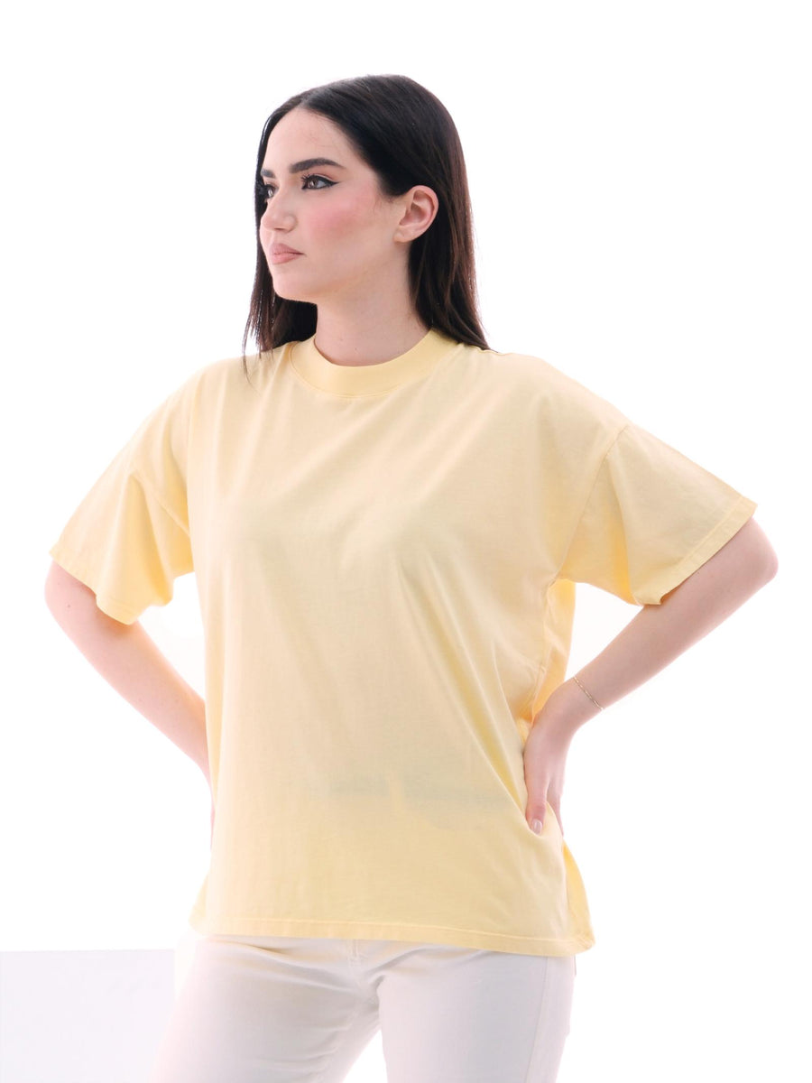 T-Shirt oversize Vicolo giallo ocra UD0059 OCRA Vicolo 