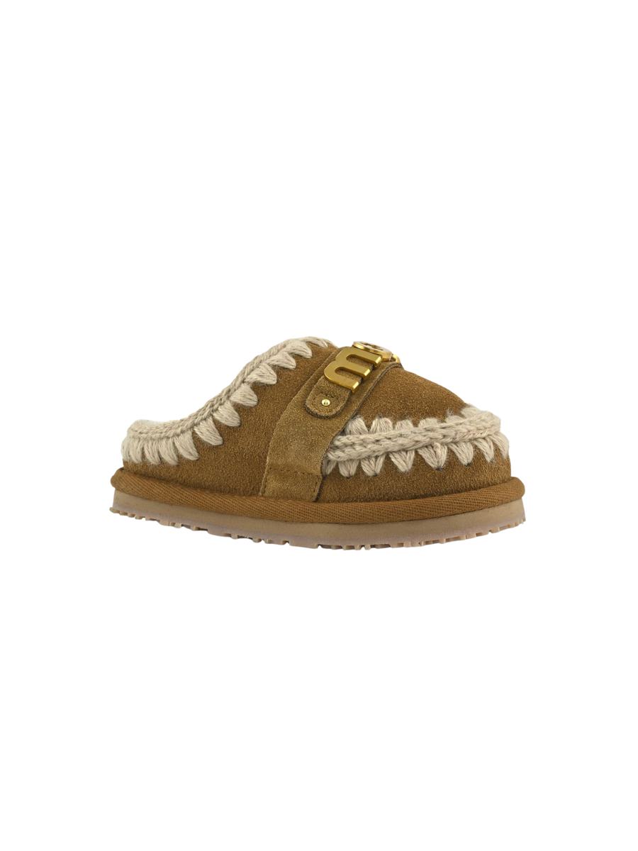 Mou "Kids Slipper Suede" cognac MU.FK161000A COG Mou 