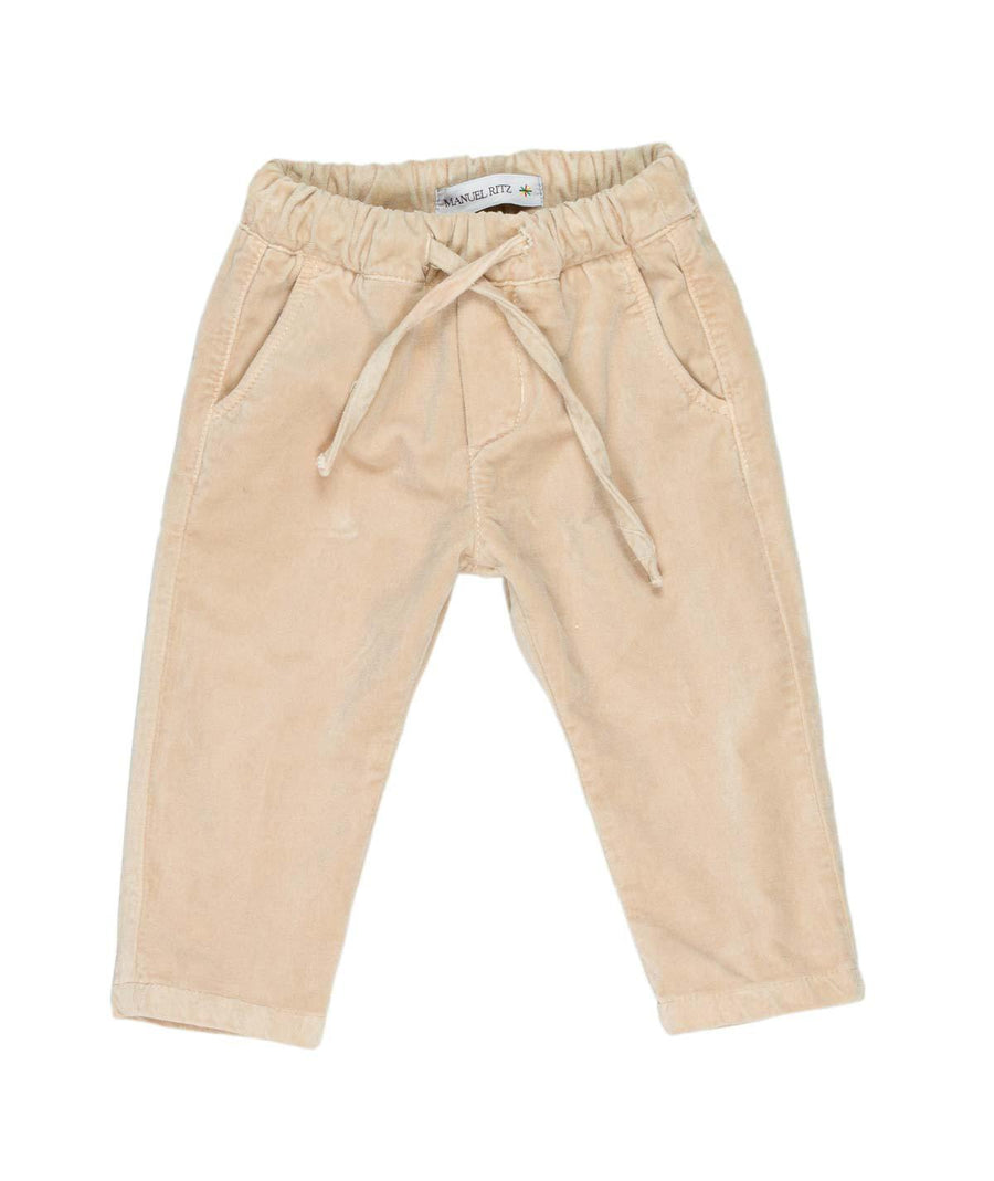 Pantalaccio in velluto beige MR2246 BEIGE Manuel Ritz 