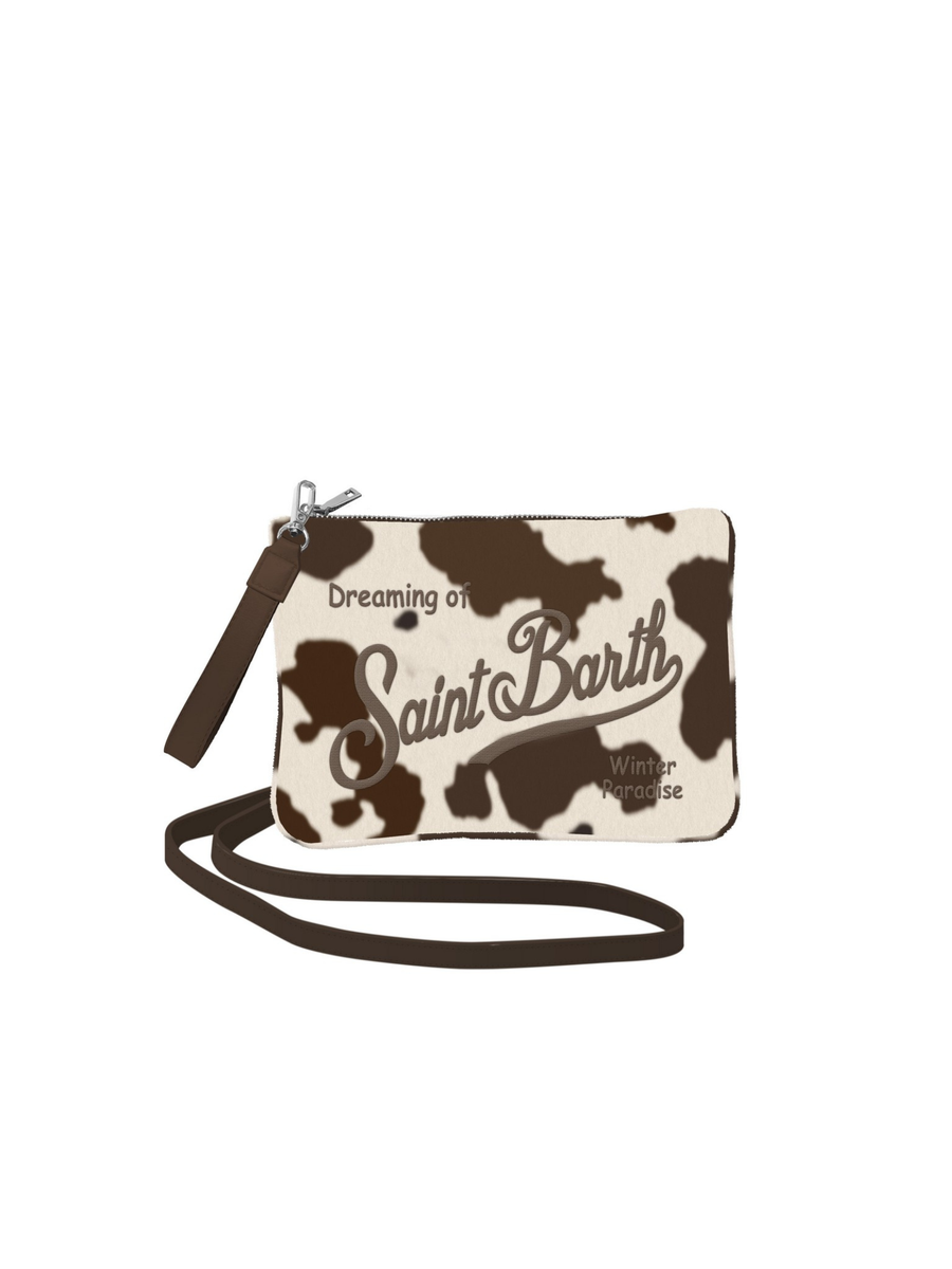 Pochette parisienne "cow 10 emb" Saint Barth muccata PAR0025 01434I MC2 SAINT BARTH 