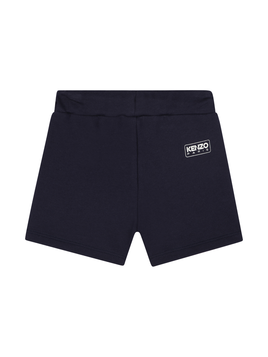 Shorts Kenzo blu navy con logo posteriore a contrasto K60969 848 Kenzo 