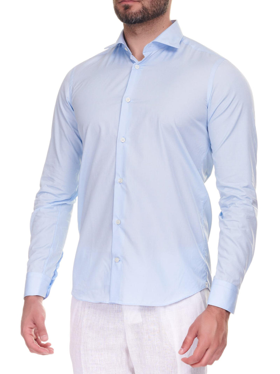 Camicia basic azzurra IS049DR061LUCA 00 Mastricamiciai 