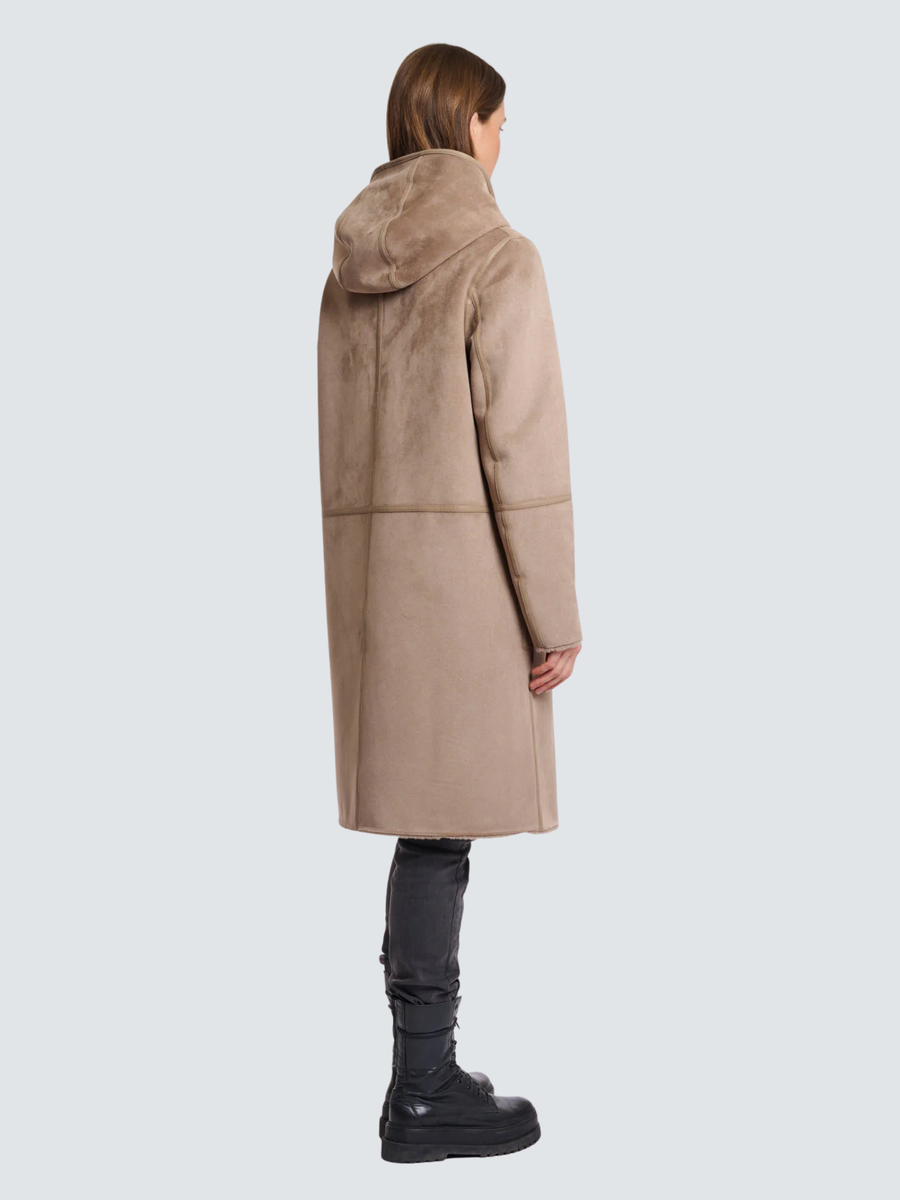 Cappotto "Ova reversible coat" Rino & Pelle marrone Ova.7002511 Toffee Rino & Pelle 