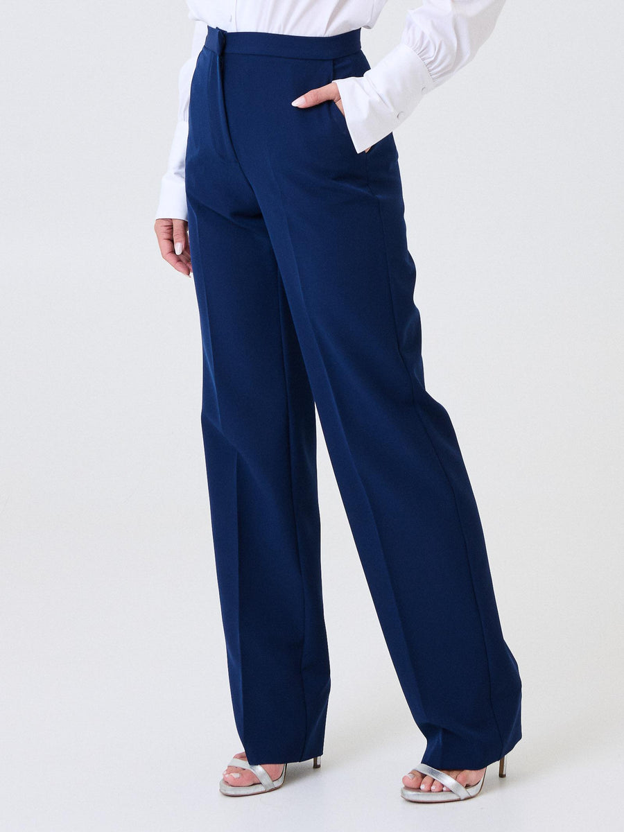 Pantalone a palazzo Silence Limited blu navy SD2012BASIC NAVY Silence Limited 