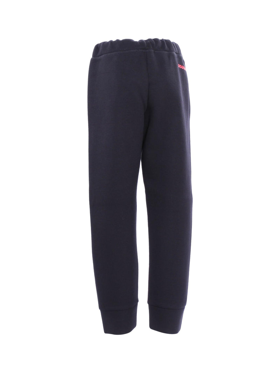 Tuta Dsquared nera logo in rosso DQ2458D0A9Q DQ900 Dsquared 