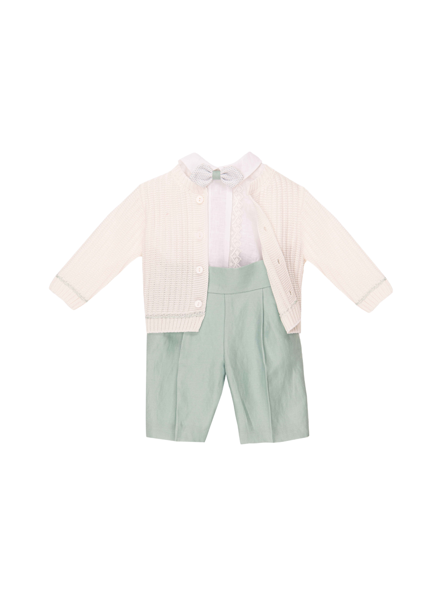 Completo Marlù avorio e verde salvia ER40560 C26SA Marlù 