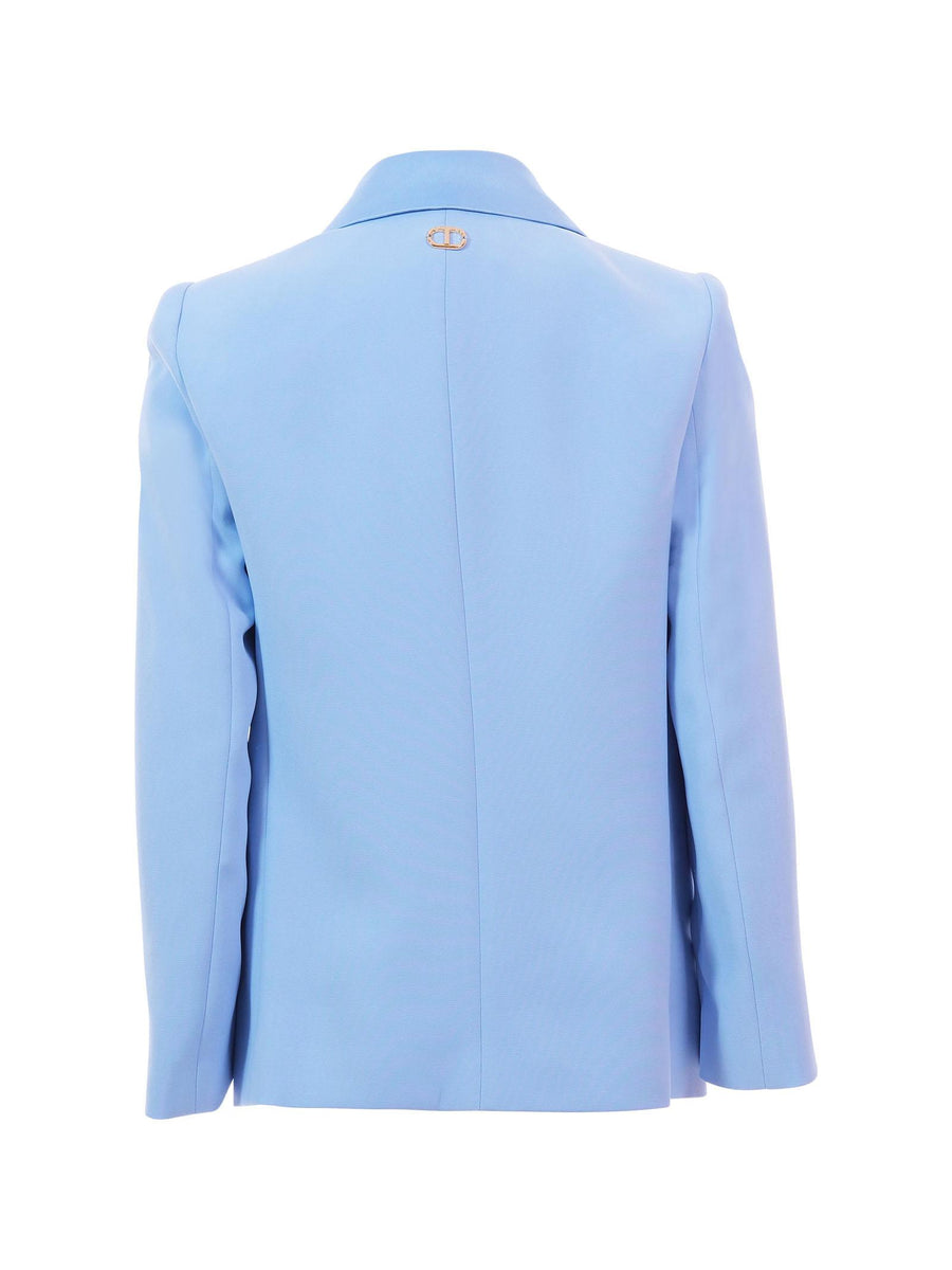 Giacca Twinset azzurra monopetto 251GJ2QNA 12148 Twinset 