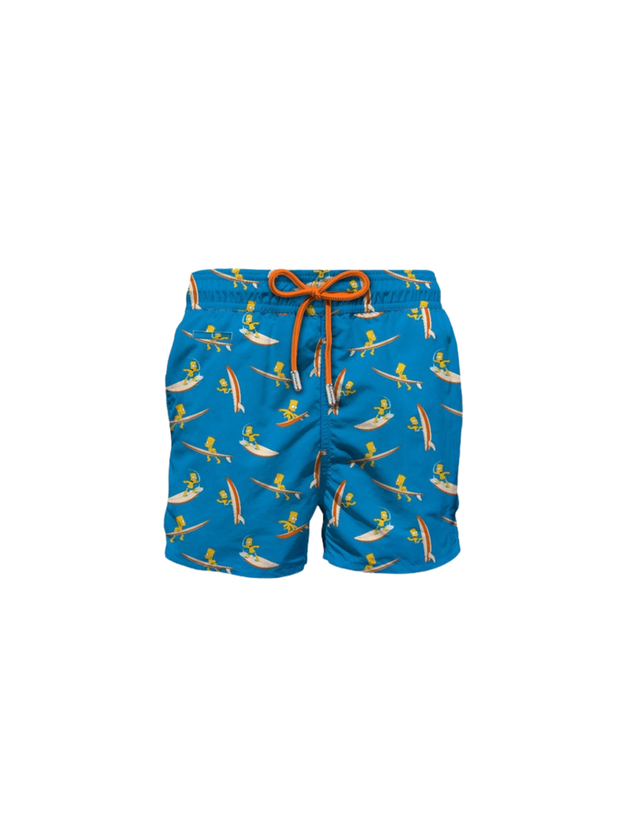 Costume "Lighting micro fantasy" Saint Barth azzurro Bart Simpson Surf LIG0003 04488H MC2 SAINT BARTH 