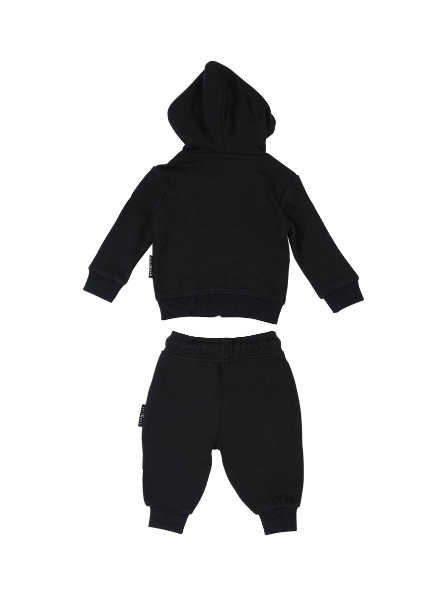 Completo John Richmond nero con felpa a zip RIA25007CF BLACK John Richmond 