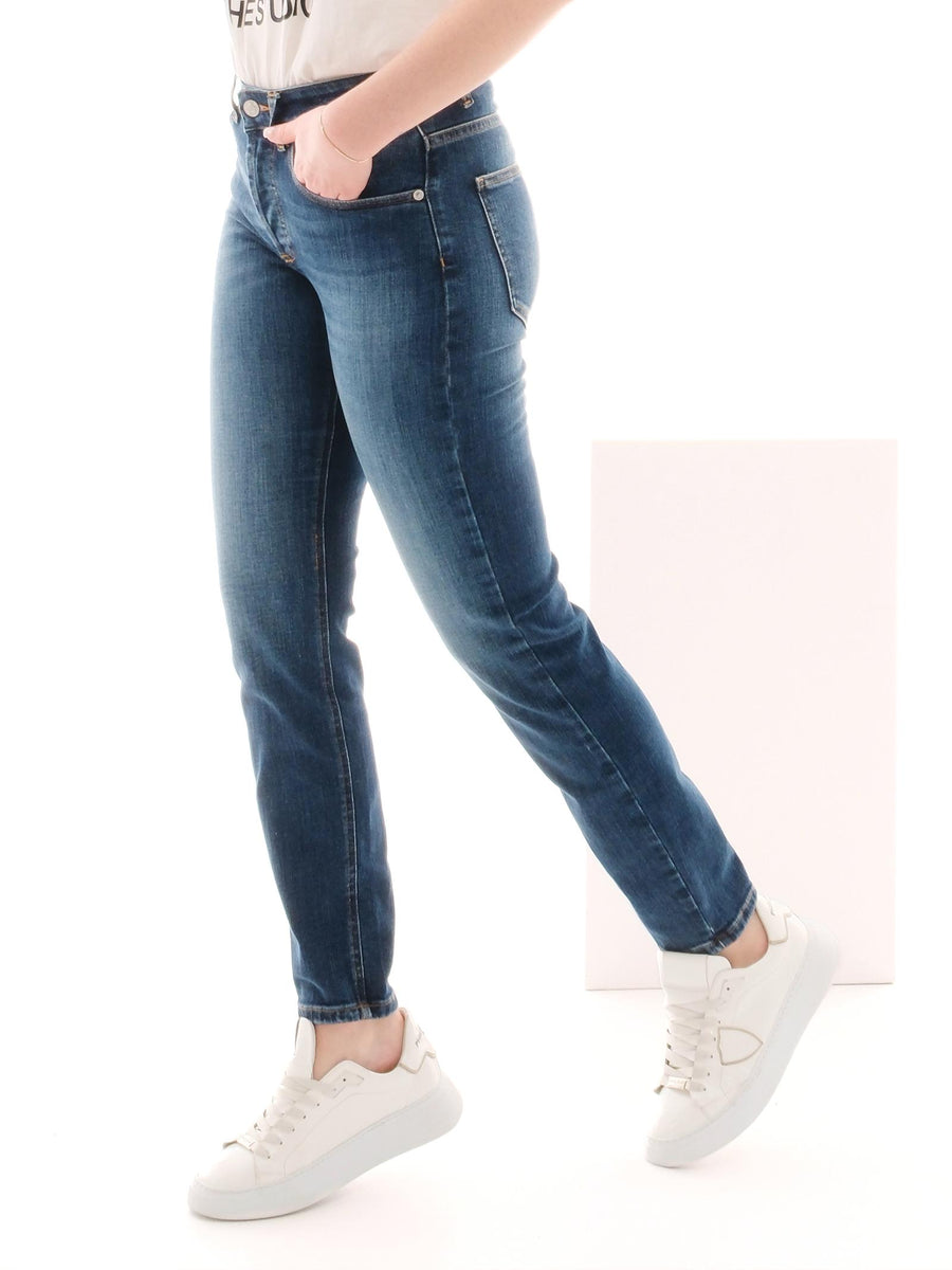 Jeans "icon daisy" Vicolo blu in denim DD5085 DNM Vicolo 