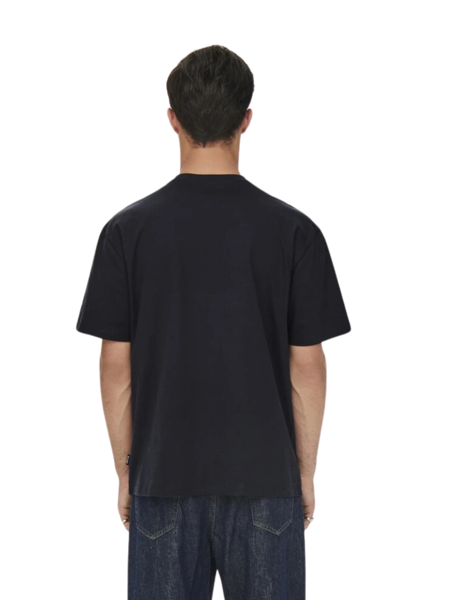 T-Shirt fred Only & Sons nera 22022532 BLACK Only & Sons 