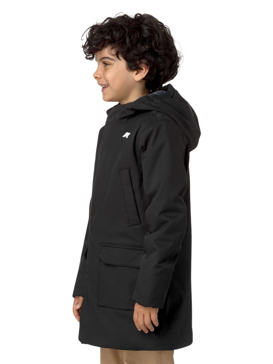 Parka "P. Jarko Twill Marmotta" K-Way nero K1128HW AL8 K-WAY 