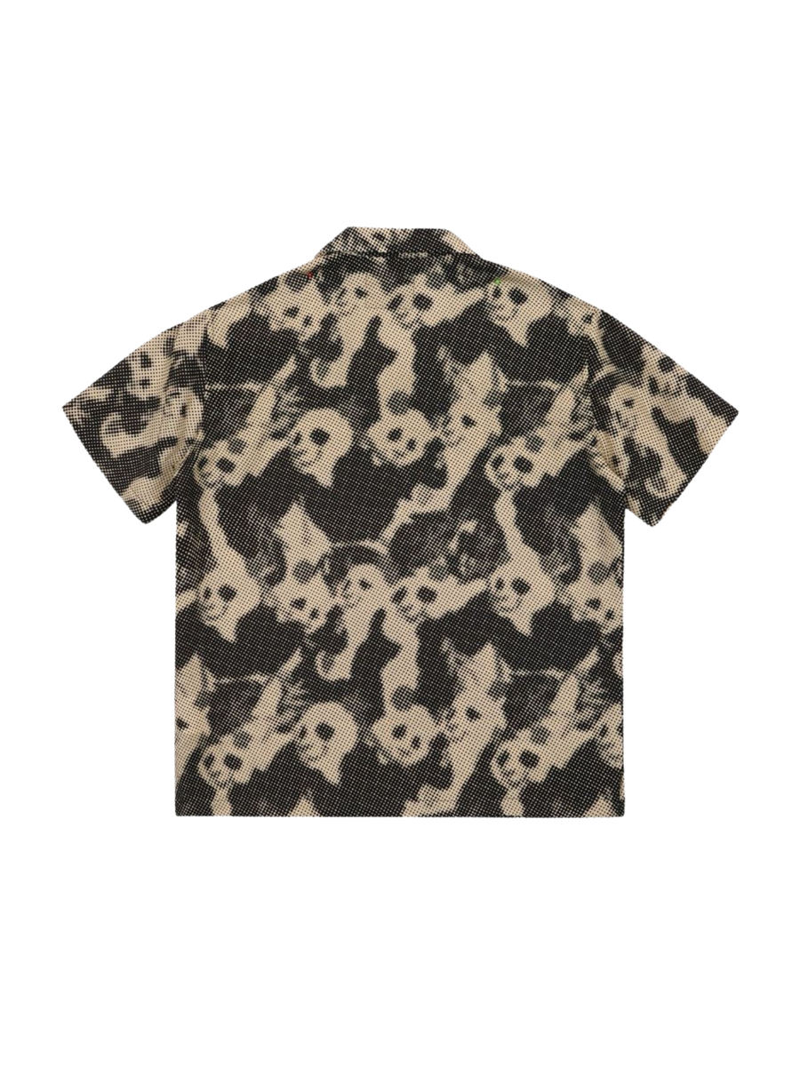 Camicia Iceberg beige e nera CMICE5106J SABBIA Iceberg 