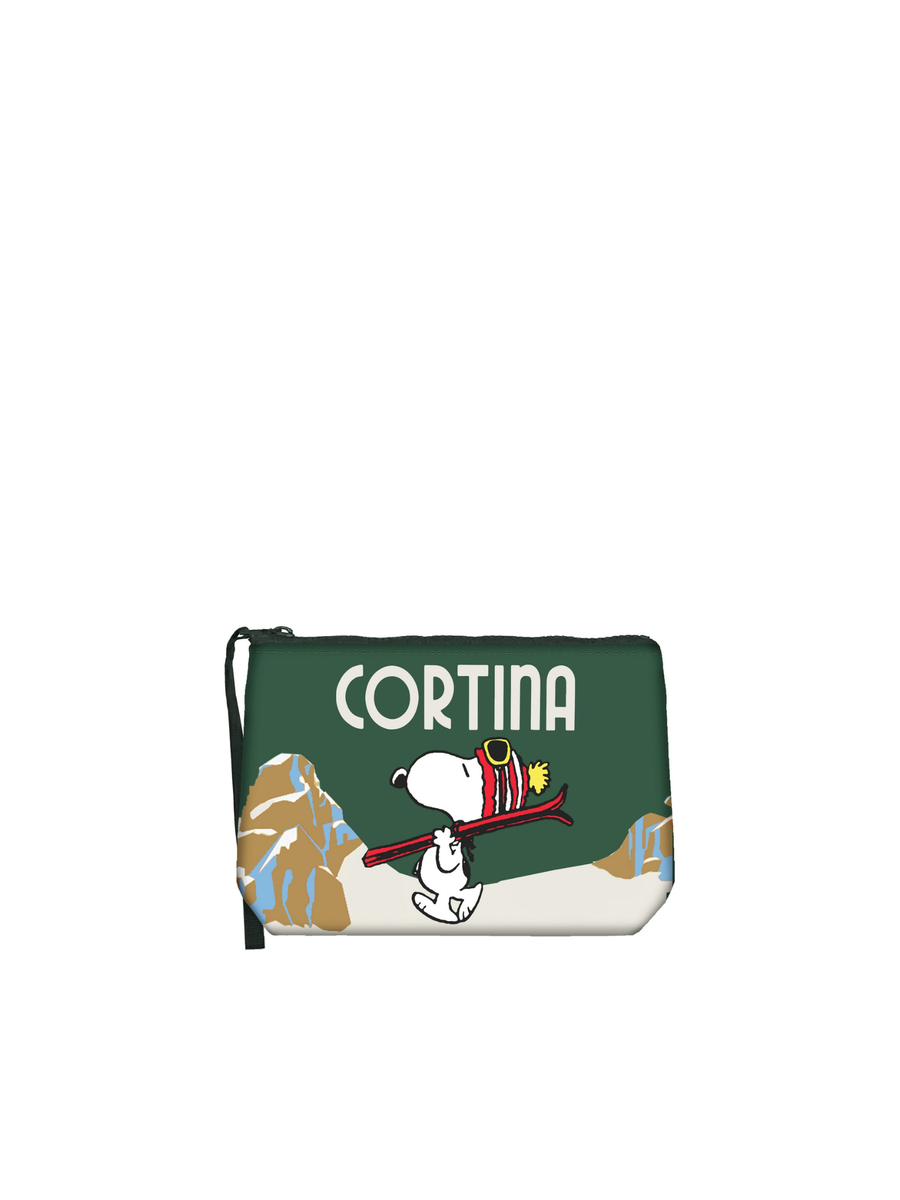 Pochette Aline "Apres Girl Glass 10" Saint Barth verde con stampa cortina ALI0002 01149I MC2 SAINT BARTH 