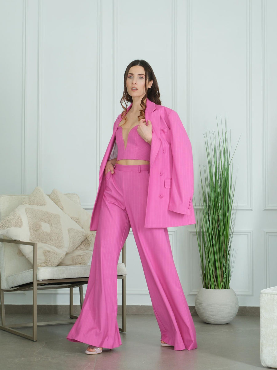 Blazer "stripe" Silence Limited fucsia GI5013 FUXIA Silence Limited 