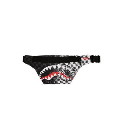 Marsupio "Split Checkered Graffiti Shark Sprayground nero 910B7898 NSZ Sprayground 