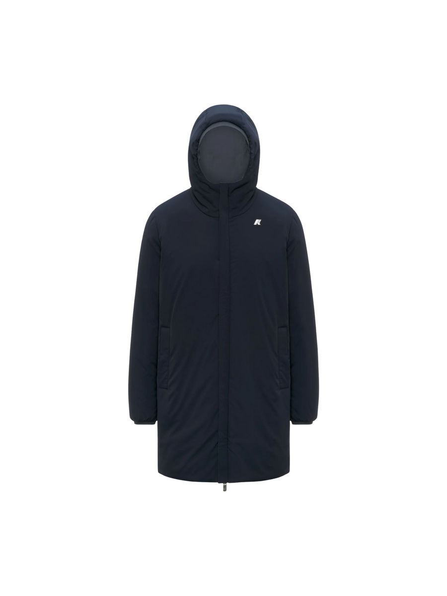 Giubbino "Jacob St Warm double" K-Way blu scuro e blu chiaro K6128WW B2H K-WAY 