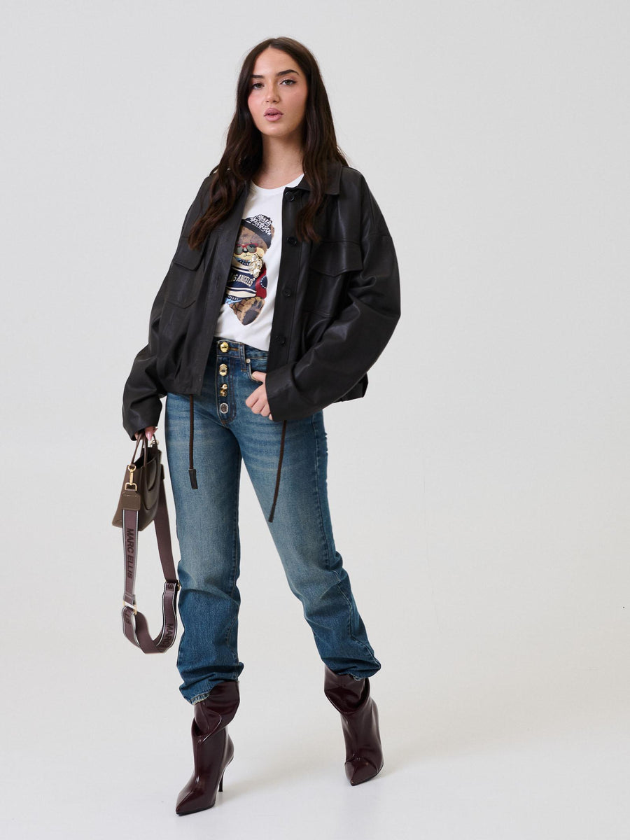 Bomber in pelle Vicolo moro TF0272 A99 Vicolo 