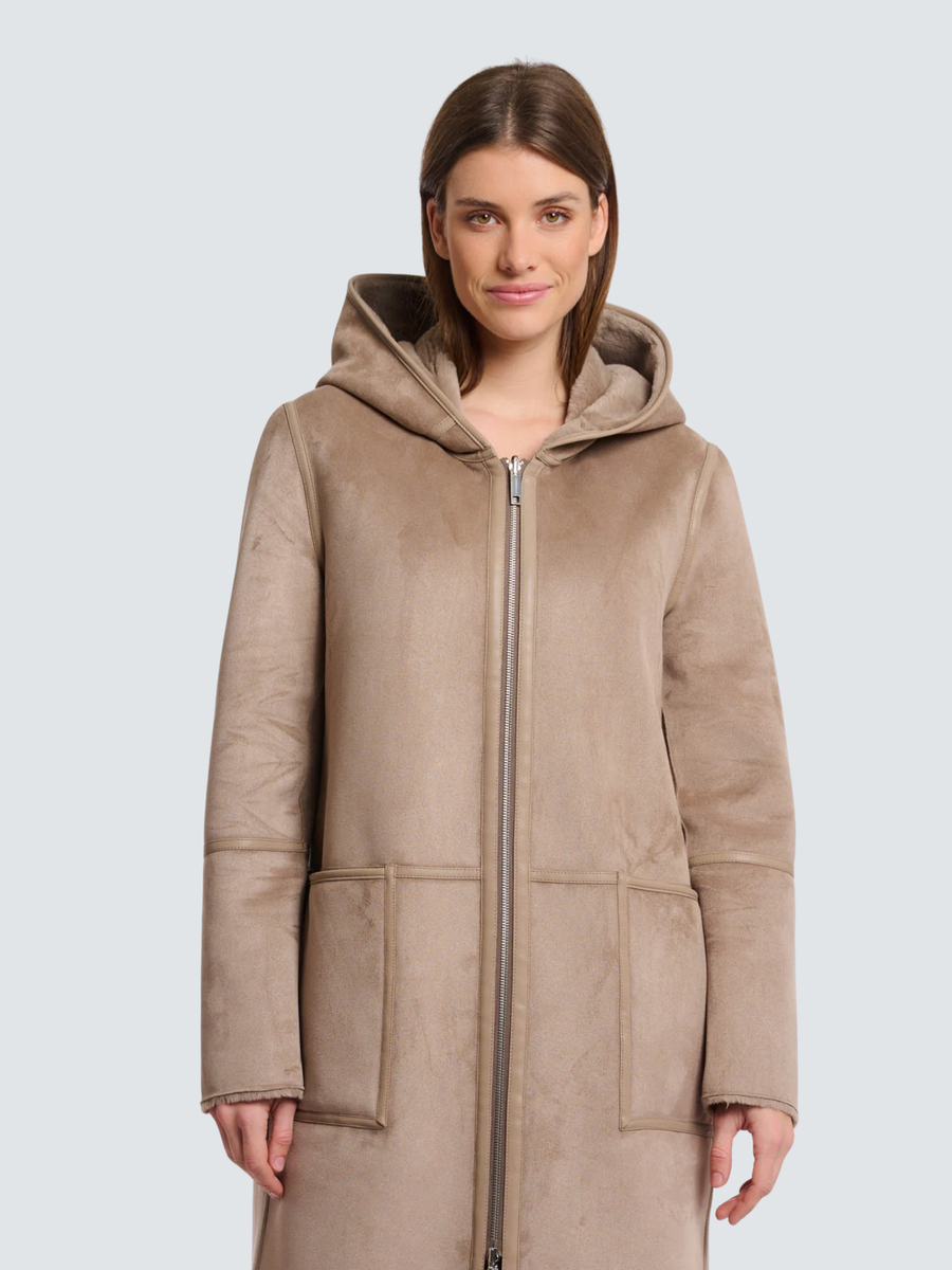 Cappotto "Ova reversible coat" Rino & Pelle marrone Ova.7002511 Toffee Rino & Pelle 
