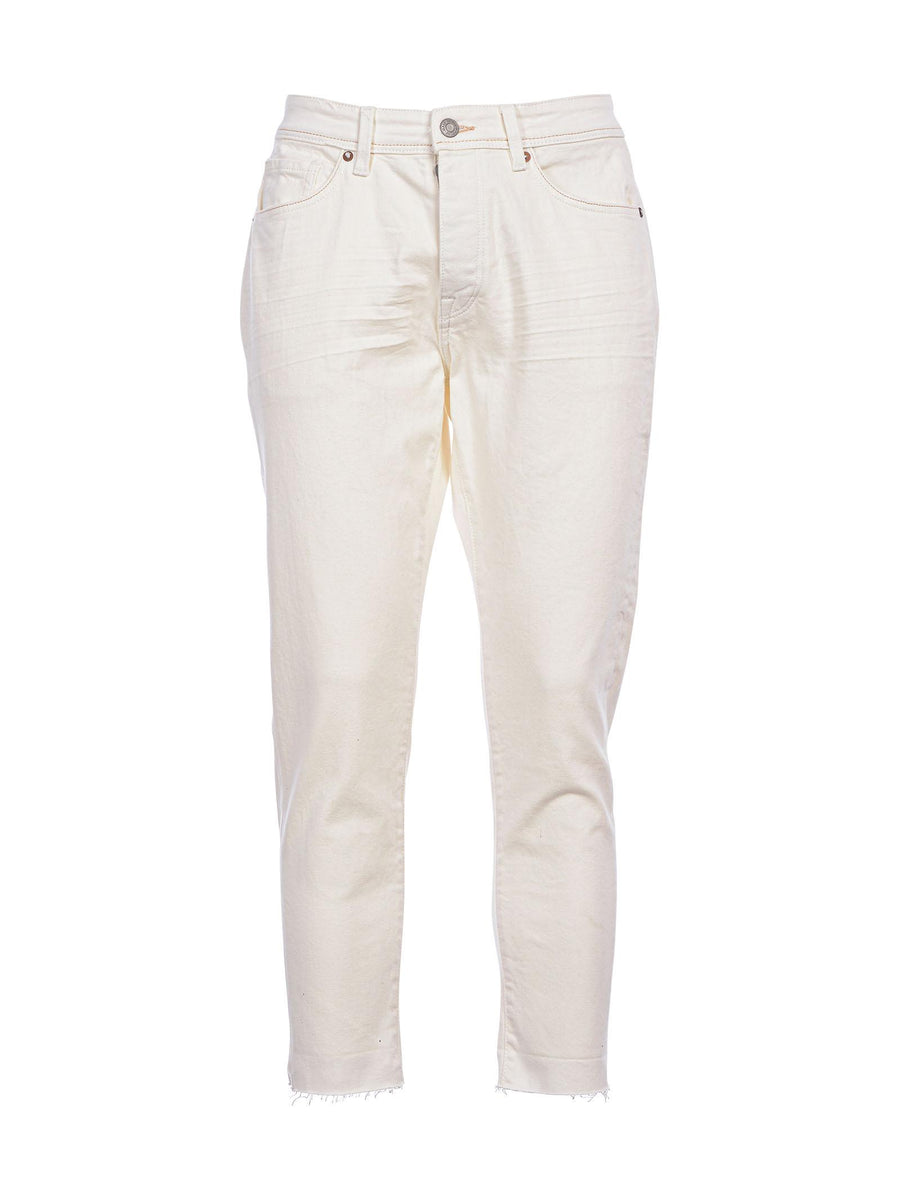 Jeans bianco relaxed cropped aldu 16083934 WHT Selected 