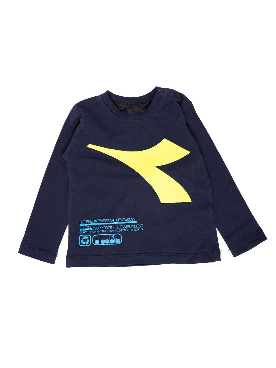 Maglia blu logo Diadora 025986 060 Diadora 