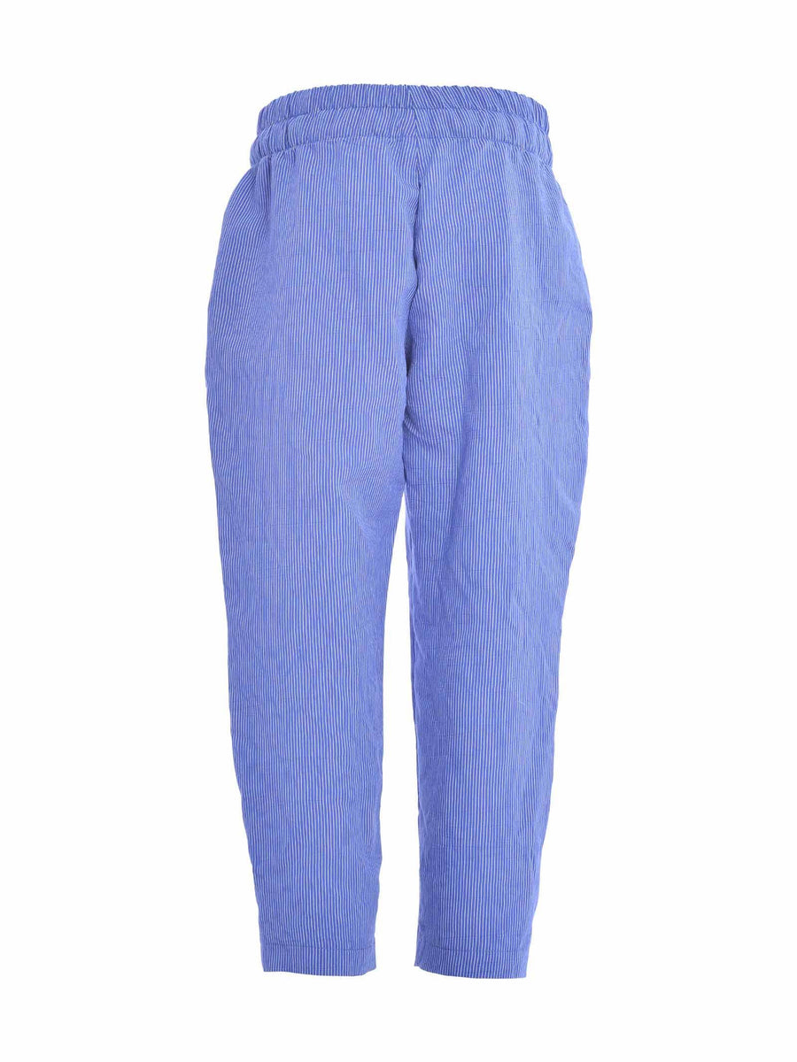 Pantalone baggy blu a righe V31A0208 127 Souvenir Kids 