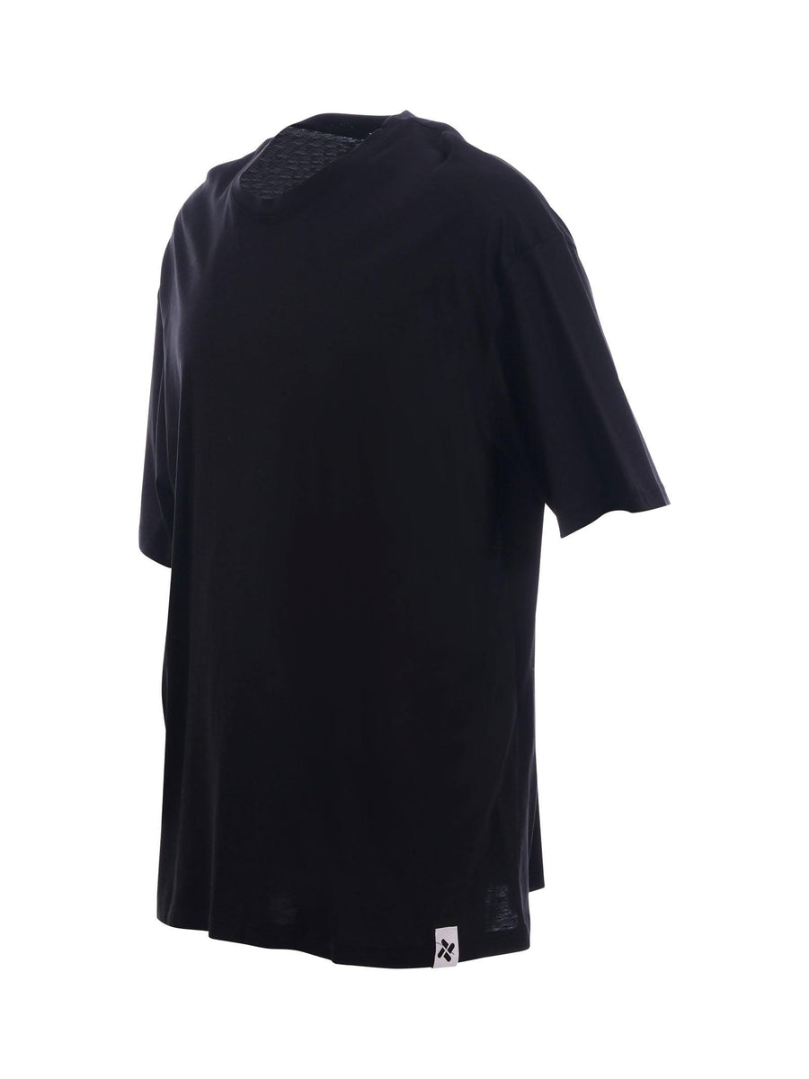 T-Shirt Imperial nero con patch sul fondo TU81JAK NERO Imperial 