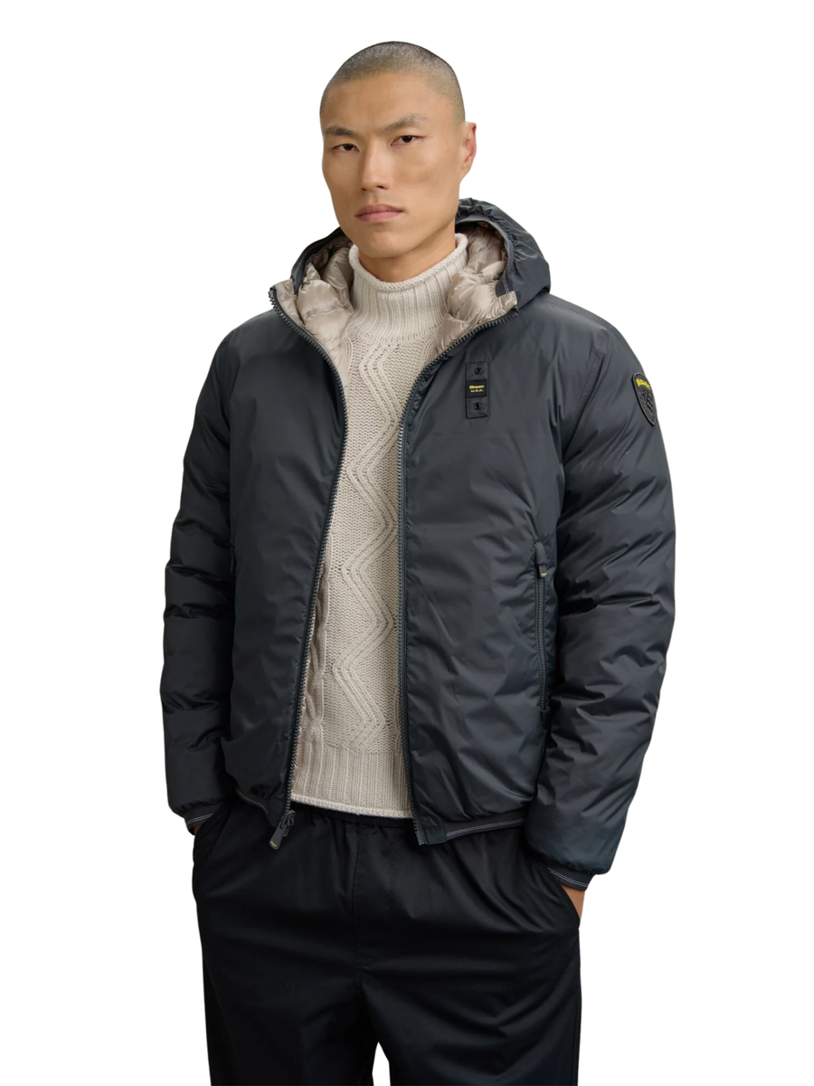 Giubbino reversibile termosaldato "Donald" Blauer grigio antracite BLUC06141 978EI Blauer 