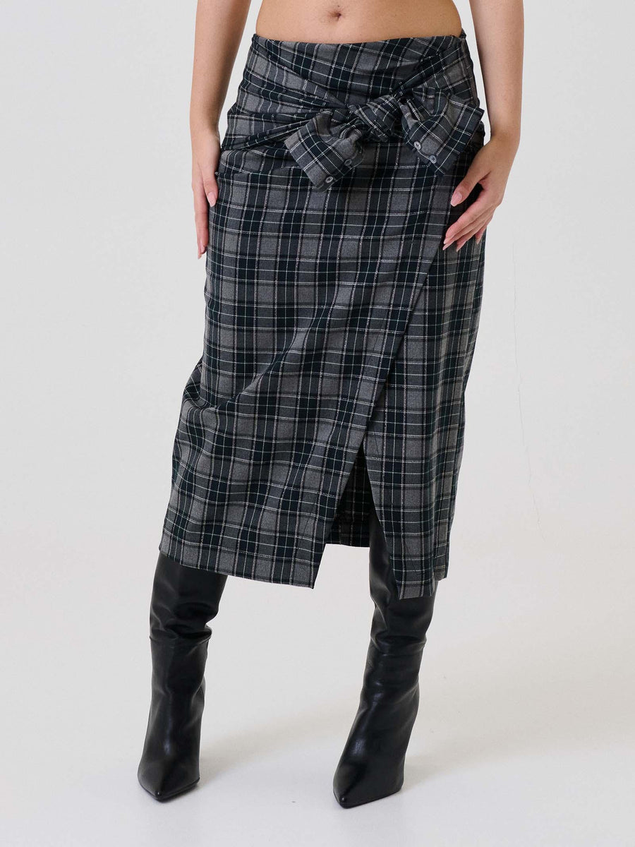 Gonna con maniche allacciate Vicolo grigia TF0954 GRIGIO Vicolo 