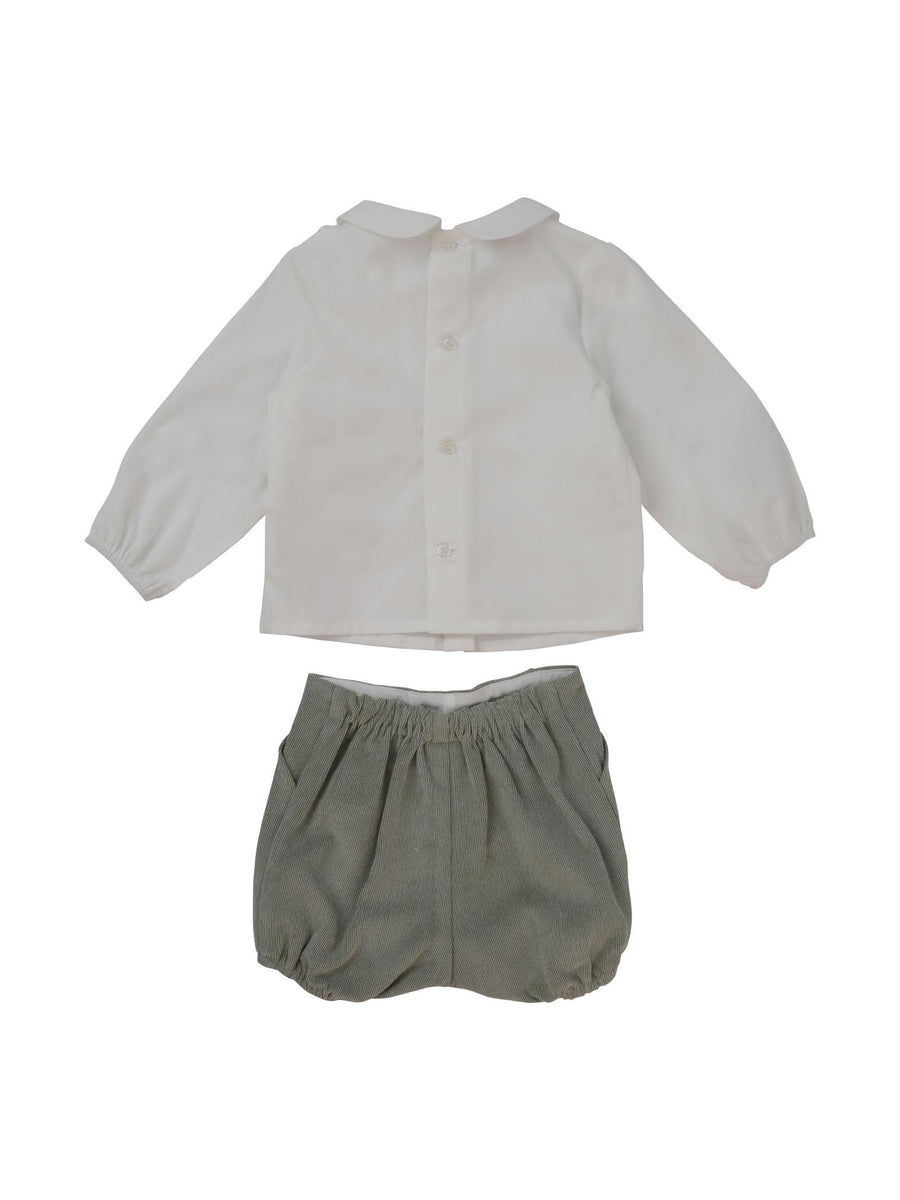 Completo camicia e pagliaccetto a costine 106150195 60T611 Paz Rodriguez 