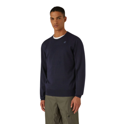 Maglione "Sebastien Merino" K-Way blu scuro K2142EW K89 K-WAY 