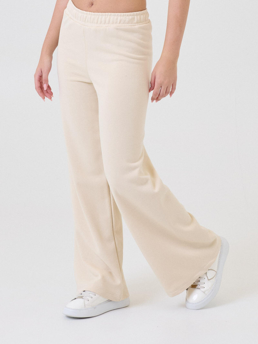 Pantalone in tuta Vicolo panna a palazzo TF0509 PANNA Vicolo 