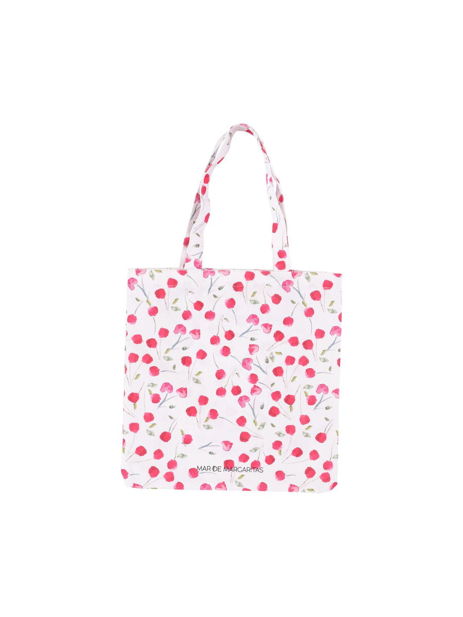 Shopper Mar De Margaritas bianca con stampa floreale a contrasto MMACW00015 BE37 Mar De Margaritas 