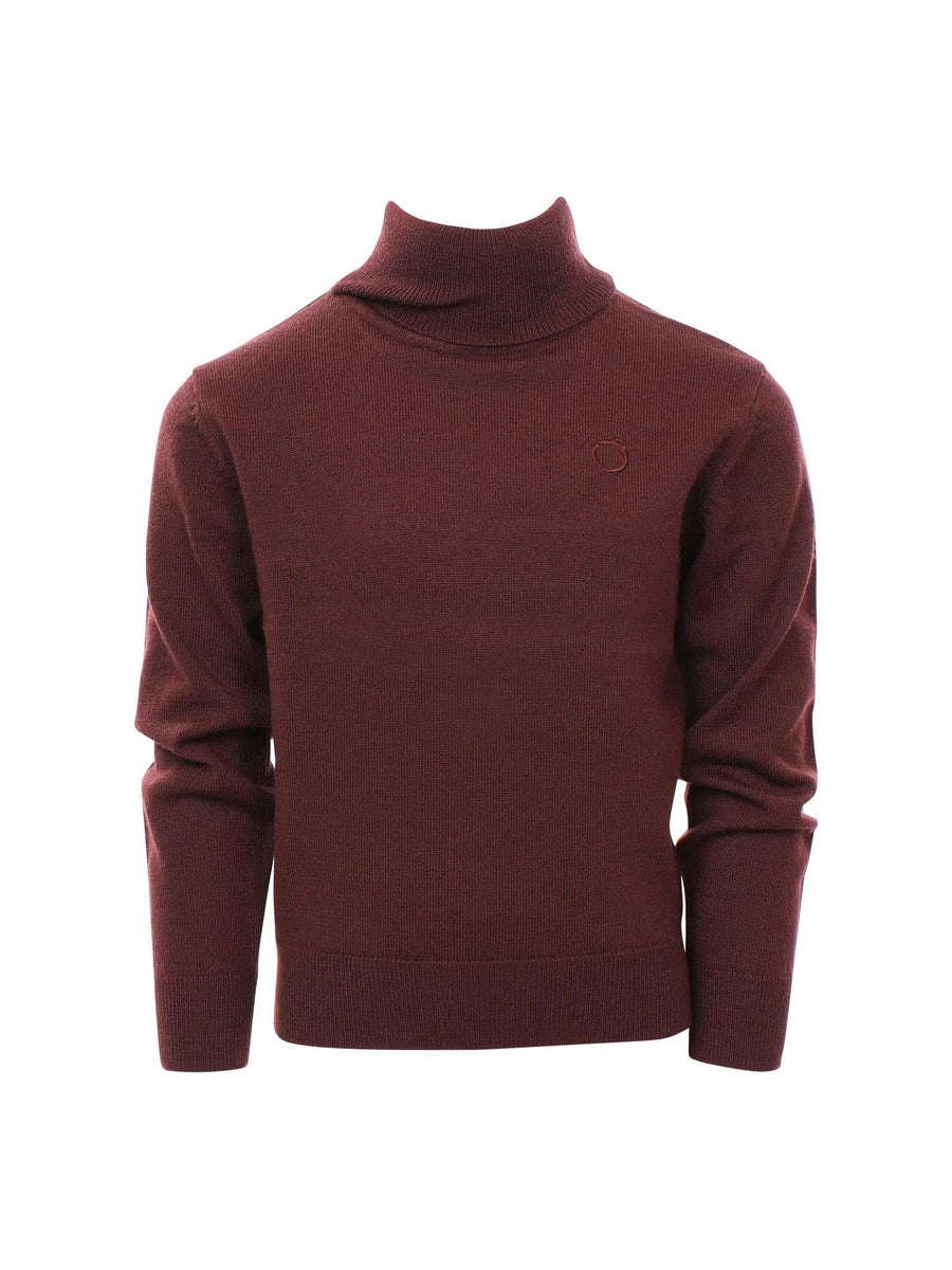 Maglioncino collo alto borgogna TBA23013LU ANDORRA Trussardi 