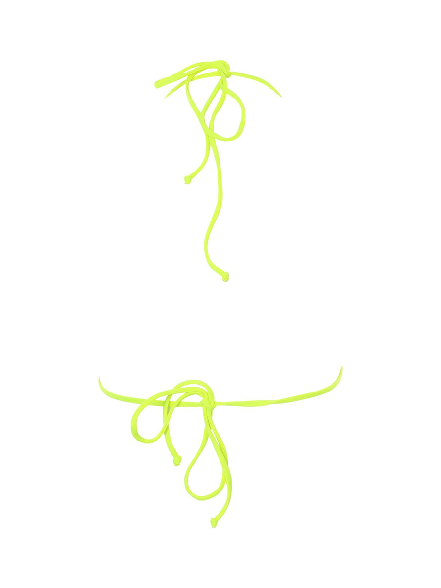 Costume triangolo giallo fluo con smalto coordinato LEH0001 00007D MC2 SAINT BARTH 