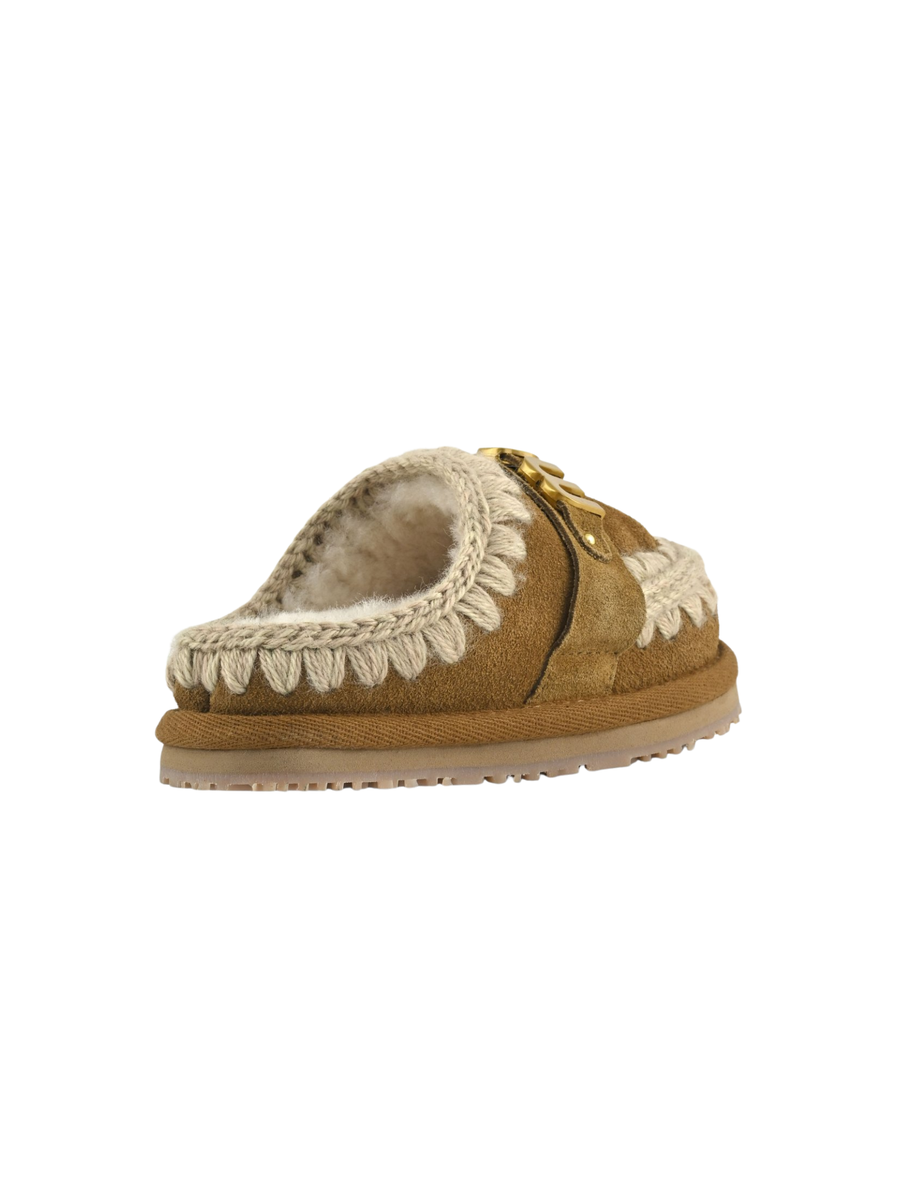 Mou "Kids Slipper Suede" cognac MU.FK161000A COG Mou 