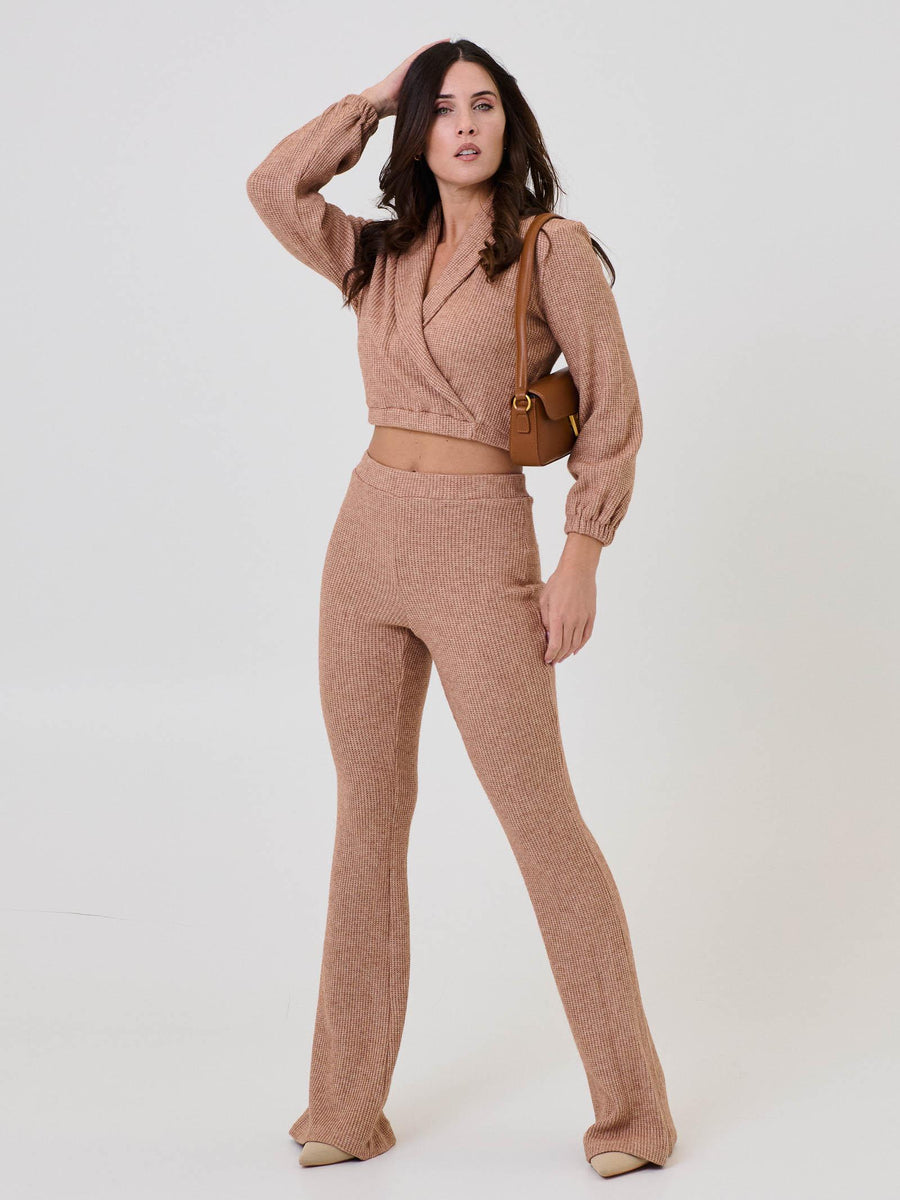 Maglione cropped Bohemian Vì beige BHMA009 SAND Bohemian V 