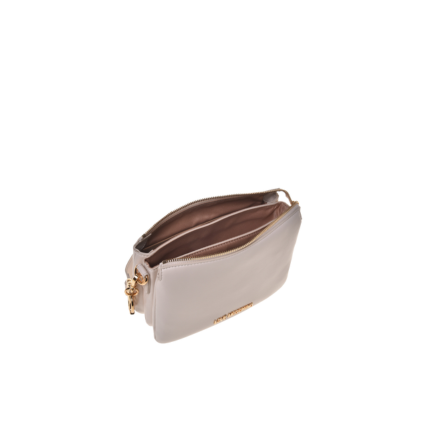Borsa a tracolla Love Moschino panna con inserto logo M su tracolla JC4075PP1NLF 0110 Love Moschino 