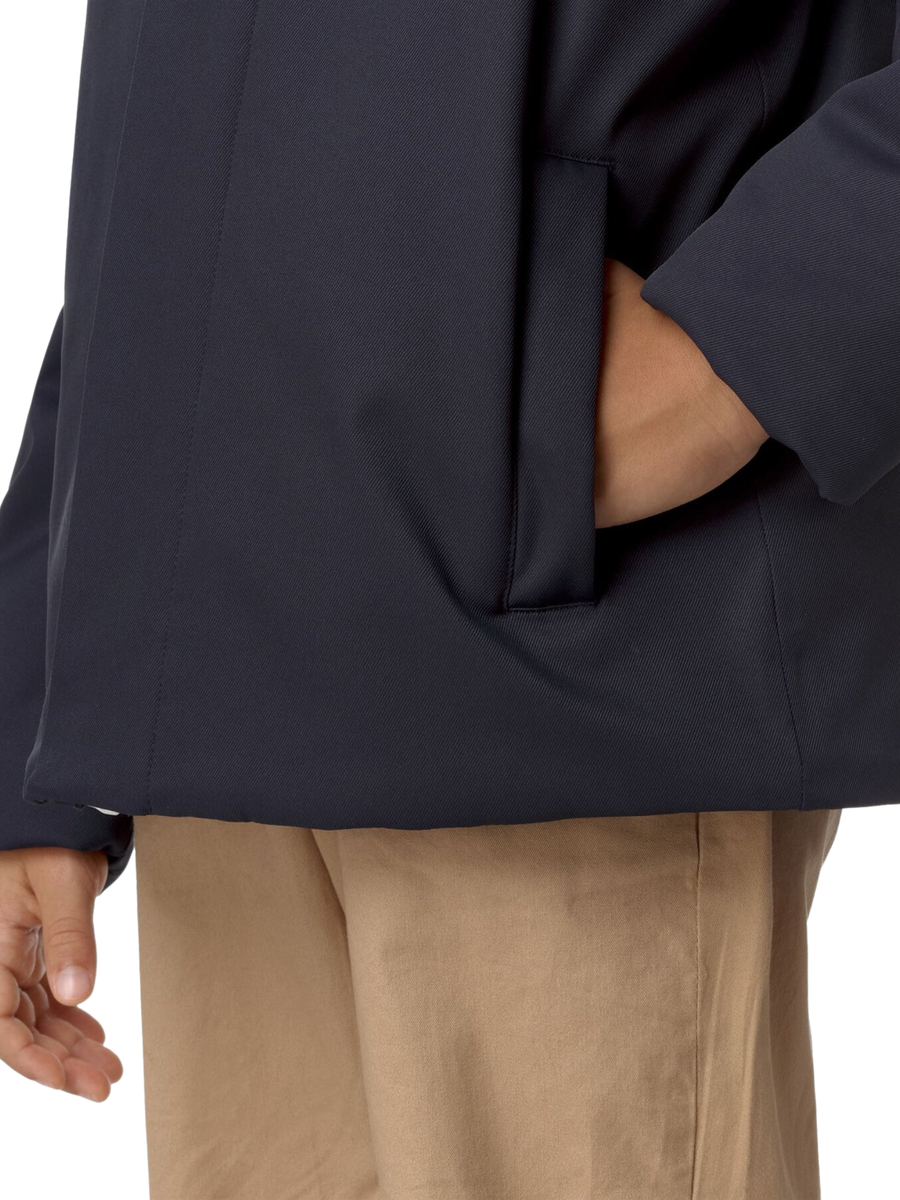 Giubbino "P. Jacko twill marmotta" K-Way blu K1128FW AL9 K-WAY 